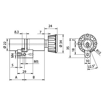 KABA M1519A Massbild