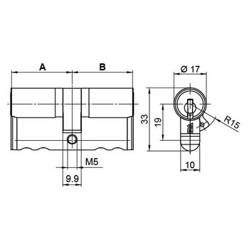 KABA M1415 Massbild