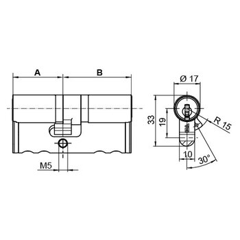 KABA M1415A Massbild