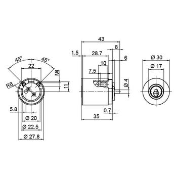 KABA M1507 Massbild