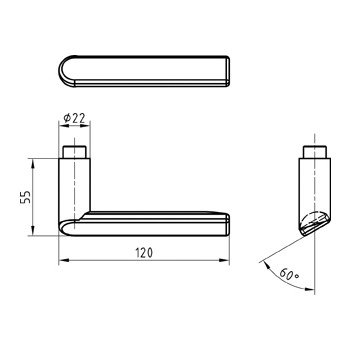 Türdrücker Glutz 5084 Baden