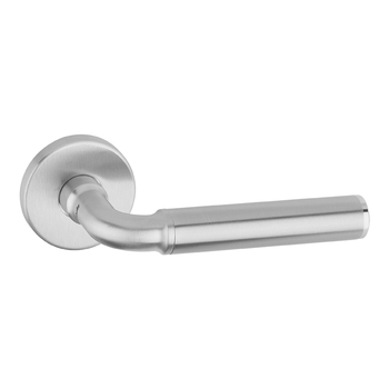 Türdrücker Glutz 5087 INOX Basel, Abbildung mit Rosette 5620C