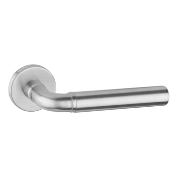 Türdrücker Glutz 5287 INOX Basel, Abbildung mit Rosette 5620C