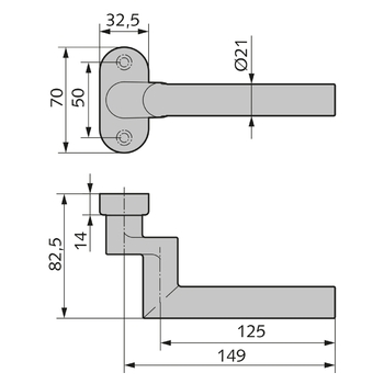 FSB 06 1076 Drücker 02.184 Mass