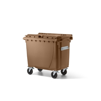 Kunststoffcontainer 660L braun 03.66005