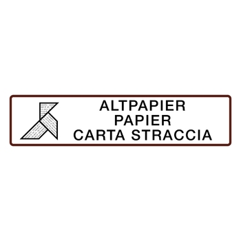 Kleber ALTPAPIER für Container