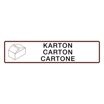 Kleber KARTON für Container