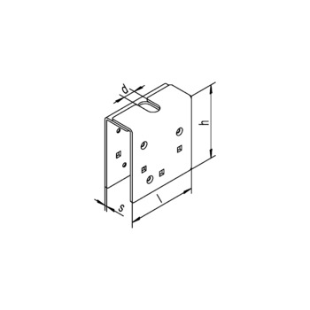 HELM -98  Verstärkungslasche 019820 Vermassung