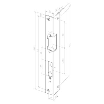 ASSA ABLOY Winkelschließblech -------08001-04