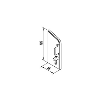 Abdeckkappe HELM 150 W 150110015025 Vermassung