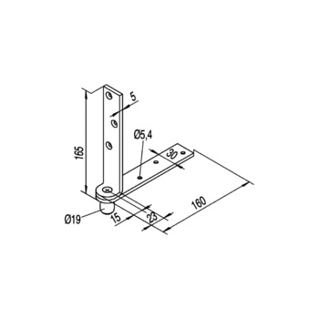 Führungsrolle mit Winkel HELM 150-49A 150070049004 Vermassung