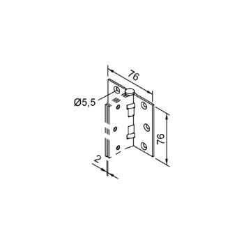 Scharnier HELM 152 015210 Vermassung