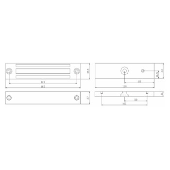 Flächenhaftmagnet EF200EXTCTC.06 Masse