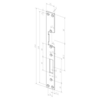 ASSA ABLOY Flachschließblech -------29635