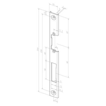 ASSA ABLOY U-Schließblech -------39135-04