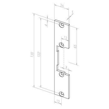 ASSA ABLOY Schließblech -------68935-01