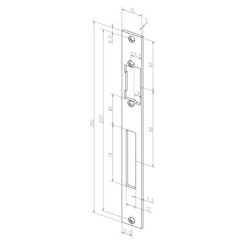 ASSA ABLOY - Schließblech -------69135-01