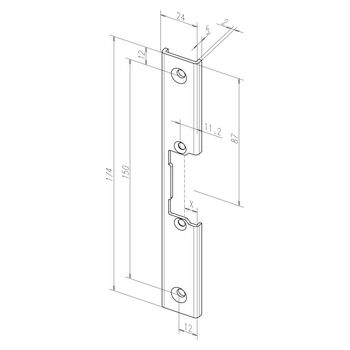 ASSA ABLOY - U-Schließblech -------93635-01