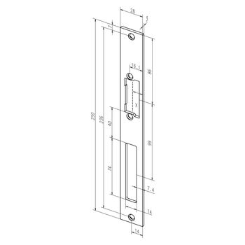 Flachschliessblech 58B ProFix®2 