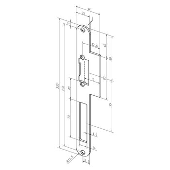 ASSA ABLOY - Schließblech -------59B35-01