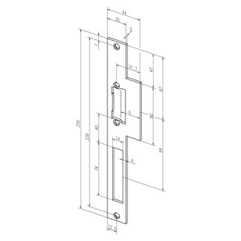 ASSA ABLOY - Schließblech -------15C35-01