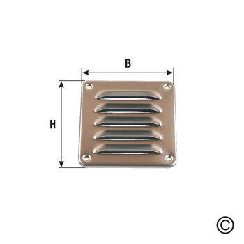 Lüftungsgitter Edelstahl rostfrei