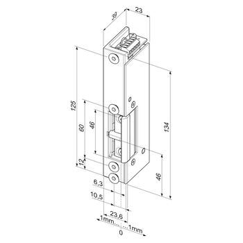 ASSA ABLOY 331URF-----xx4Technische Zeichnung