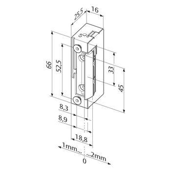 ASSA ABLOY 118F--------xxx Technische Zeichnung