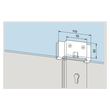 dorma glas Gegenkasten 05.112 Massbild