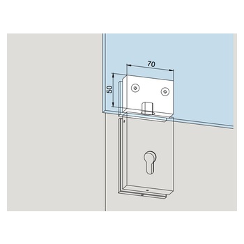 dorma glas Gegenkasten 05.108 Massbild