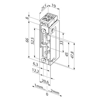 ASSA ABLOY 138F.23 Technische Zeichnung