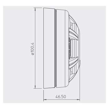 WindowMaster WSA 311 61 Rauchmelder Abmessungen