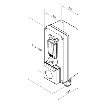 ASSA ABLOY 1337-12-10---00 Masszeichnung