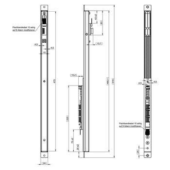 ASSA ABLOY N59520020000S00 Masszeichnung