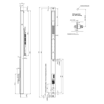 ASSA ABLOY N59520020000W00 Masszeichnung