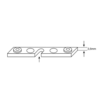 ASSA ABLOY Höhenausgleichscheibe 10362-6------10 Massbild