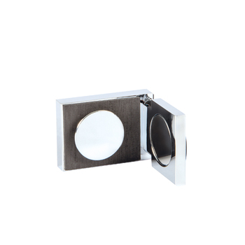 Winkelverbinder Plan artist Glas-Wand 90° Anschraubplatte nach innen