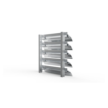 Lamellenfassade Typ 756SLCAU hinten
