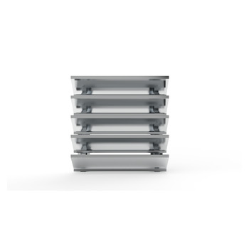 MLL Lamellenfassade Typ 756UeDB Front