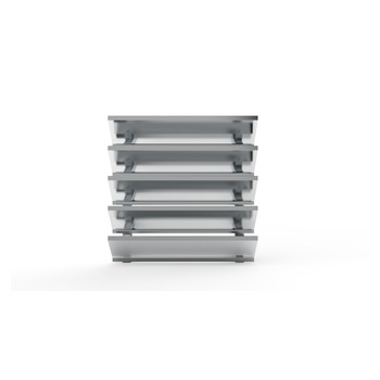 MLL Lamellenfassade Typ 756UeAU Front
