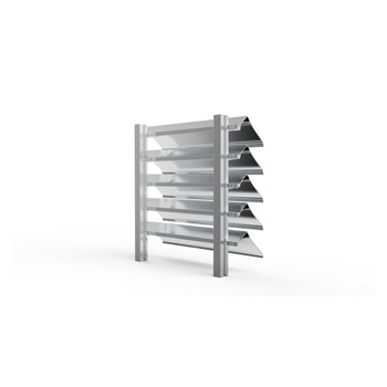 MLL Lamellenfassade Typ 756SWP1AU hinten