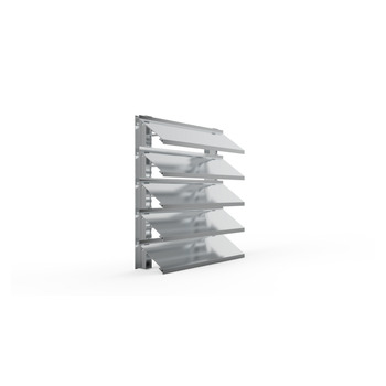 Lamellenfassade Typ 756HeiDB beheizbar