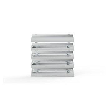 Lamellenfassade Typ 754SLCSF Front