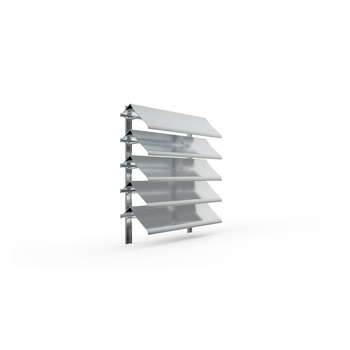 Lamellenfassade Typ 754SWP1og