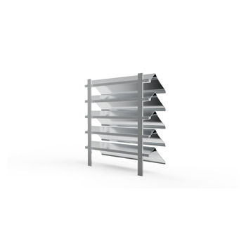 MLL Lamellenfassade Typ 754SWP1og hinten