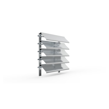 Lamellenfassade Typ 754SWP1FMk
