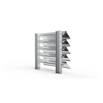 MLL Lamellenfassade Typ 757SWP1 hinten