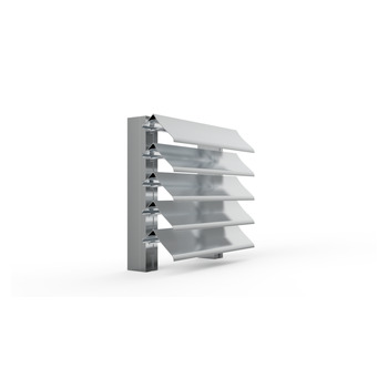 Lamellenfassade Typ 758SWP1