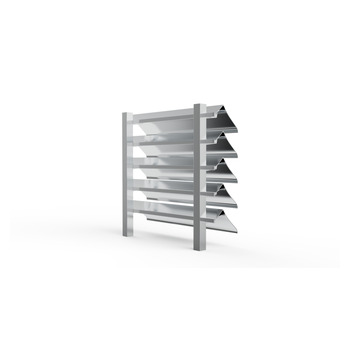 MLL Lamellenfassade Typ 756SWP1FM hinten