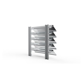 MLL Lamellenfassade Typ 756SWP1DB hinten